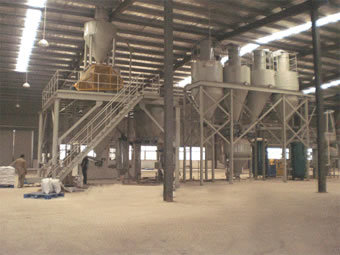 耐火材料生產線|建材生產線|耐火材料生產線設備|干粉砂漿生產線|上?？道煞凵皾{生產線設備專業設計制造